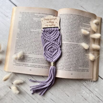 Pleciona zakładka do książki SIĘGAJ GWIAZD (wzór 2)