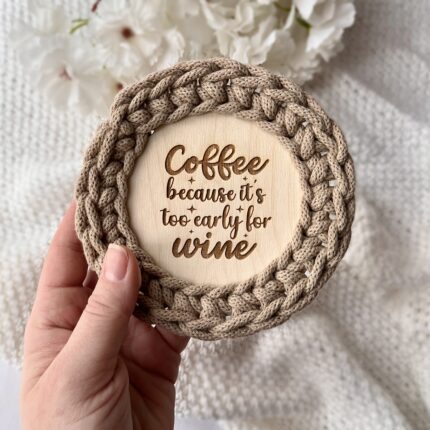 Podkładka pod kubek, prezent dla kawosza