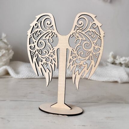 Stojak skrzydełka baza do aniołka, AŻUROWE