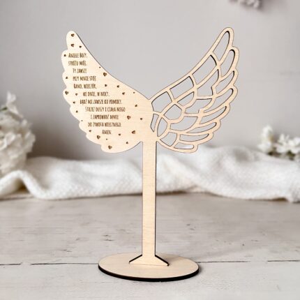 Stojak skrzydełka baza do aniołka, MODLITWA 2